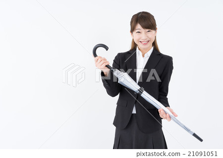 Business woman umbrella Business woman umbrella 21091051