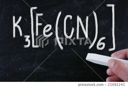 chemical formula on blackboard 21092241