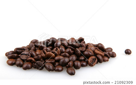 Coffee Beans isolated on white 21092309