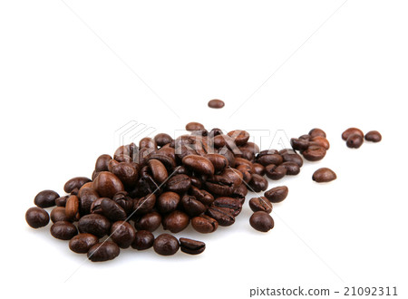 Coffee Beans isolated on white 21092311