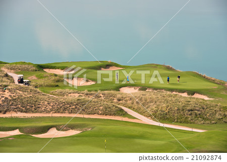 golf resort with the scenery of the sea golf resort with the scenery of the sea 21092874