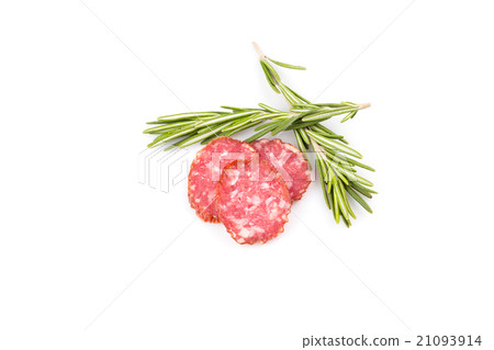 slices of salami 21093914
