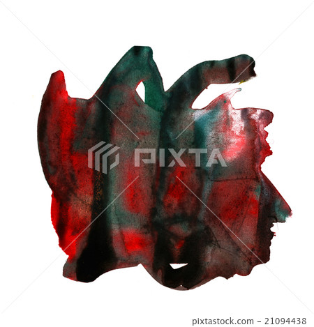 water red green color watercolor texture splash 21094438