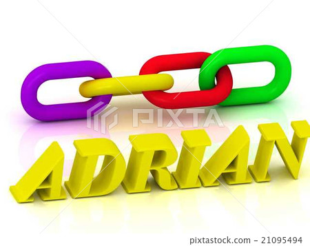 ADRIAN- Name and Family of bright yellow letters 21095494