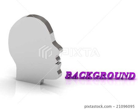 BACKGROUND bright letters and silver head mind BACKGROUND bright letters and silver head mind 21096095