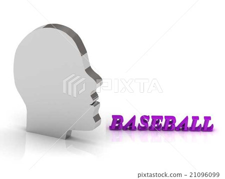 BASEBALL  bright letters and silver head mind 21096099