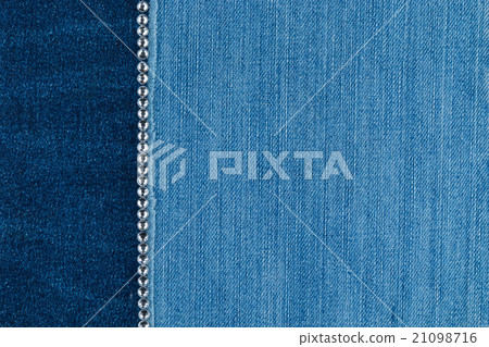 Light and dark jeans with silver rhinestones Light and dark jeans with silver rhinestones 21098716
