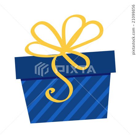 Gft holiday box for birthday with ribbon cartoon 21099856