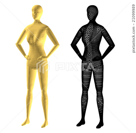 mannequin, gold 21099989