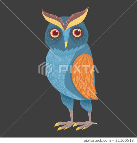 Beautiful blue owl Beautiful blue owl 21100518