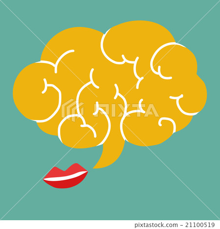 Red lips and brain talk Red lips and brain talk 21100519