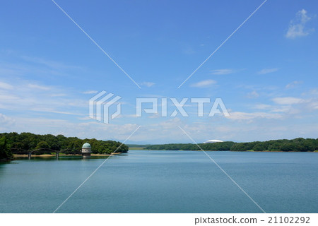 Lake Tama seen from Sayama Park (August) Tokyo Denwa City, Tokyo 21102292