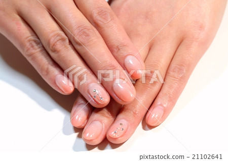 Organic gel nail (Spring image) 21102641