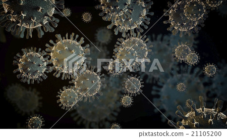 Viruses in infected organism 21105200