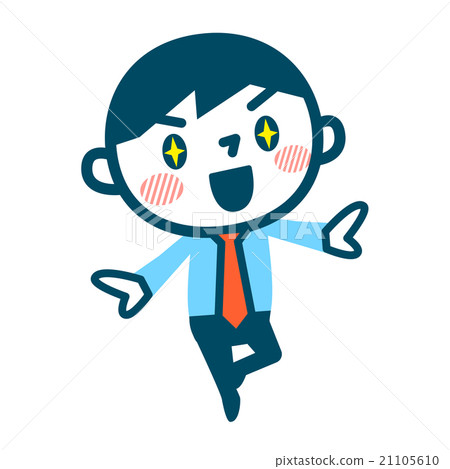 Shining eye businessman 21105610