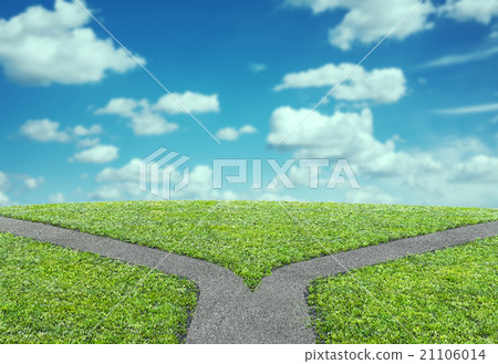 fork at road concept 21106014