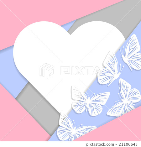 Greeting card in material design style Greeting card in material design style 21106643