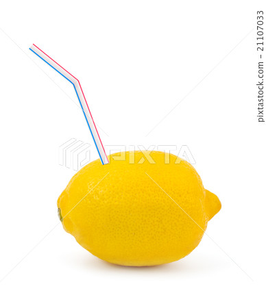Lemon fruit and straw Lemon fruit and straw 21107033