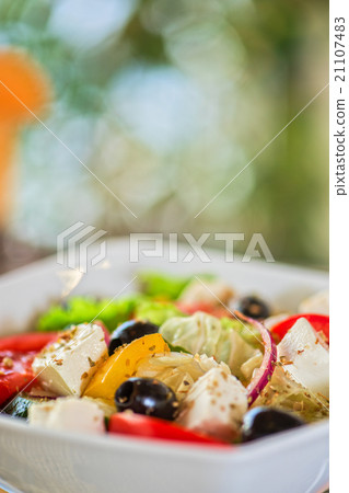 Greek tasty salad Greek tasty salad 21107483