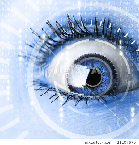 Modern cyber woman 21107679