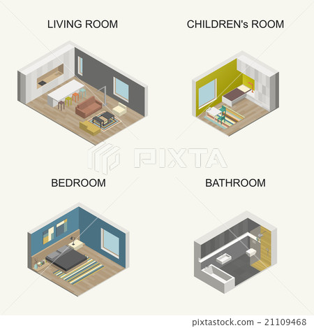 Isometric rooms. 21109468