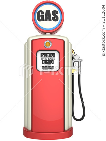 Retro gas pump 3D render Retro gas pump 3D render 21112004