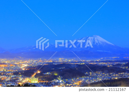 Iwateyama and night view 21112167