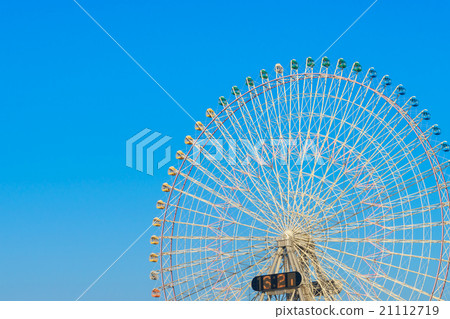 Ferris Wheel with Blue Sky Ferris Wheel with Blue Sky 21112719