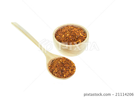 Thai cayenne pepper isolated on white Thai cayenne pepper isolated on white 21114206