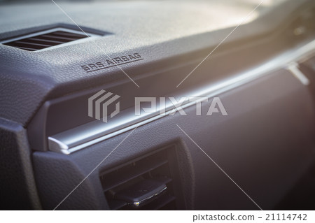 Detail of new modern car interior Detail of new modern car interior 21114742