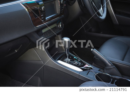 Detail of new modern car interior Detail of new modern car interior 21114791
