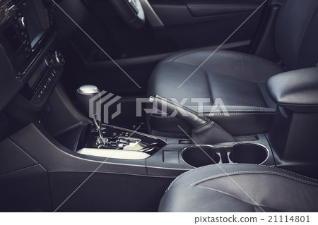 Detail of new modern car interior 21114801
