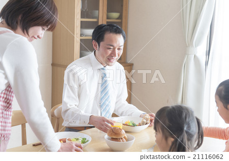 Breakfast with family Breakfast with family 21116062