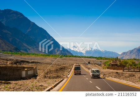 Karakorum Highway in Pakistan Karakorum Highway in Pakistan 21116352