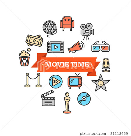 Cinema Concept. Vector Cinema Concept. Vector 21118469