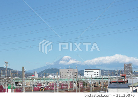富士和都市風景 21120076