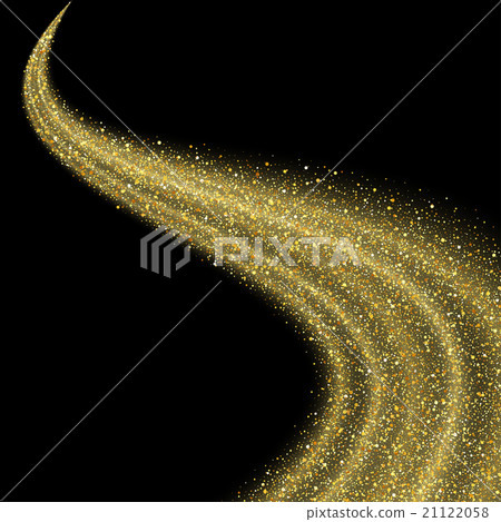 Abstract vector gold glitter star wave background - Stock Illustration ...