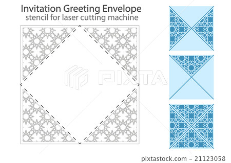 Envelope template For Laser cut 21123058