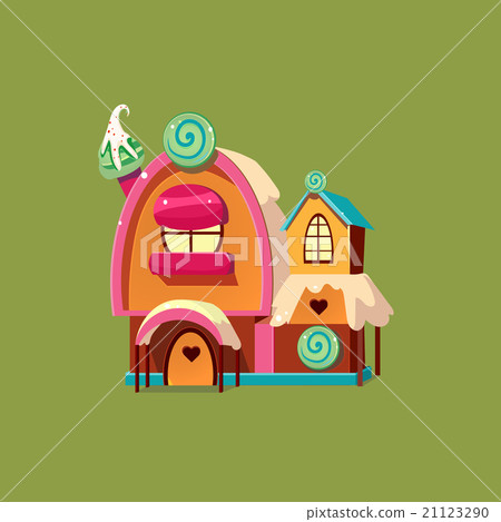 姿势/表情/动作 表情 可爱 插图 cute candy house.