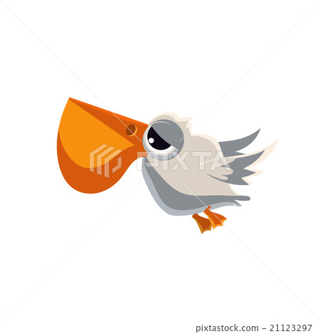 Cute Sleepy Pelican 21123297