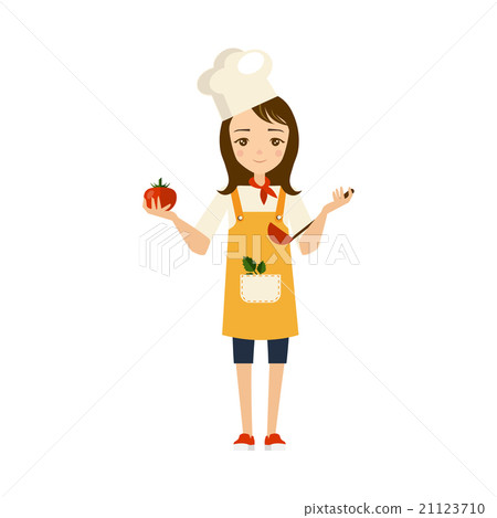 Cook Vector Illustration. - Stock Illustration [21123710] - PIXTA