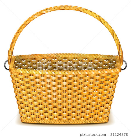 Vector Wicker Basket 21124878