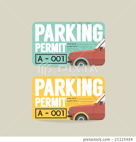 Parking Permit Card. 21125484
