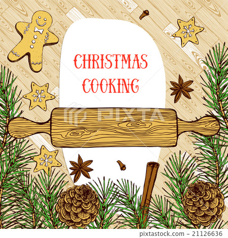 Christmas cooking background Christmas cooking background 21126636