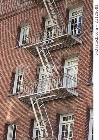 Fire Exit in San Francisco, USA Fire Exit in San Francisco, USA 21128083