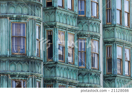 San Francisco traditional old architecture. 21128086