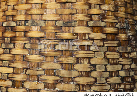 Wicker bamboo pattern background 21129891