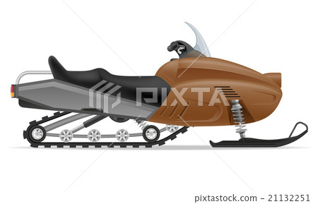 snowmobile for snow ride vector illustration snowmobile for snow ride vector illustration 21132251