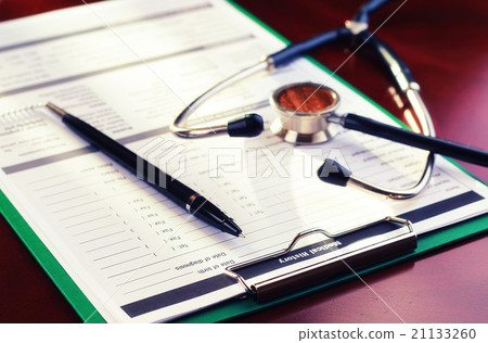 cardiologist stethoscope paper insurance 21133260