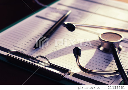 cardiologist stethoscope paper insurance 21133261